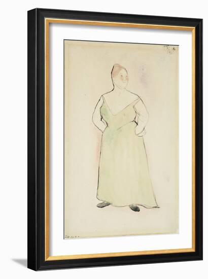 Woman in Evening Dress, 1912-Charles Demuth-Framed Giclee Print