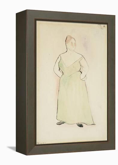 Woman in Evening Dress, 1912-Charles Demuth-Framed Premier Image Canvas