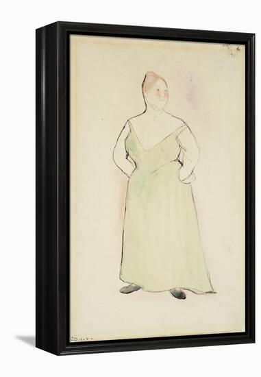 Woman in Evening Dress, 1912-Charles Demuth-Framed Premier Image Canvas