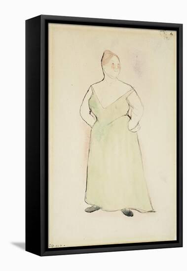 Woman in Evening Dress, 1912-Charles Demuth-Framed Premier Image Canvas