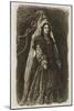 Woman in Fantastic Medieval Costume-Rodolphe Bresdin-Mounted Giclee Print