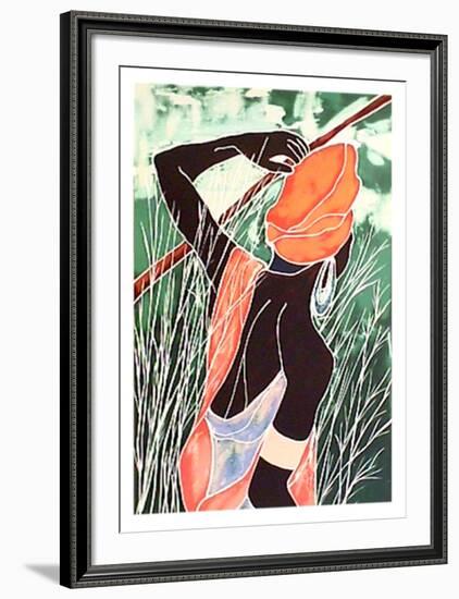 Woman in Field-Gina Lombardi Bratter-Framed Collectable Print