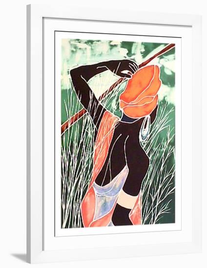 Woman in Field-Gina Lombardi Bratter-Framed Collectable Print