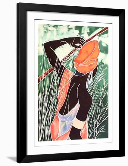 Woman in Field-Gina Lombardi Bratter-Framed Collectable Print