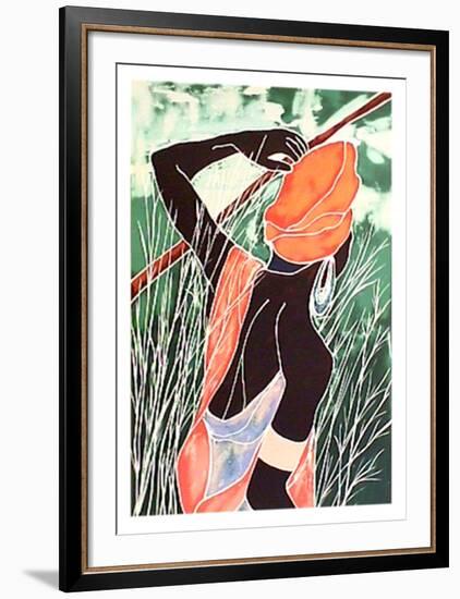 Woman in Field-Gina Lombardi Bratter-Framed Collectable Print