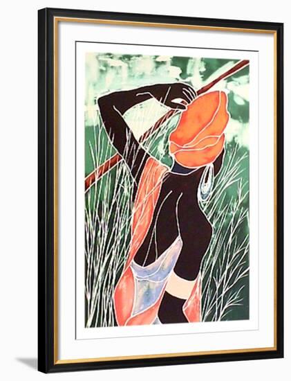 Woman in Field-Gina Lombardi Bratter-Framed Collectable Print