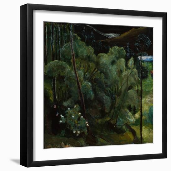 Woman in Forest-Nikolai Astrup-Framed Giclee Print