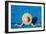 Woman in Hat Relaxing at the Pool-haveseen-Framed Premium Giclee Print