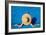 Woman in Hat Relaxing at the Pool-haveseen-Framed Art Print