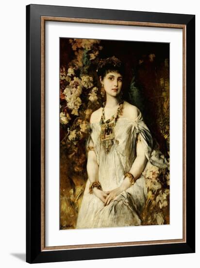 Woman in In Egyptian Costume-Hans Makart-Framed Giclee Print