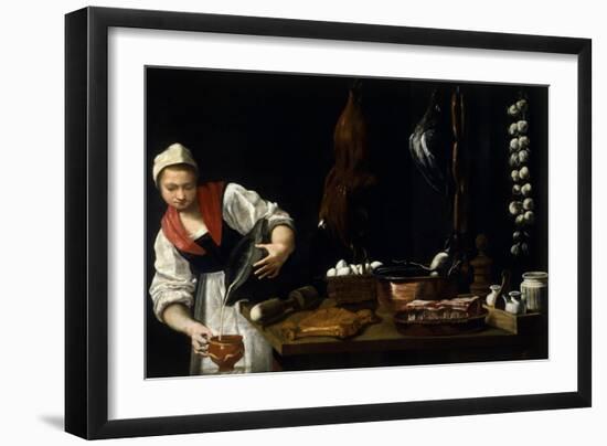 Woman in Kitchen-null-Framed Giclee Print