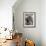 Woman in Narrow Alley with Whitewashed Houses, Obidos, Portugal-Merrill Images-Framed Photographic Print displayed on a wall