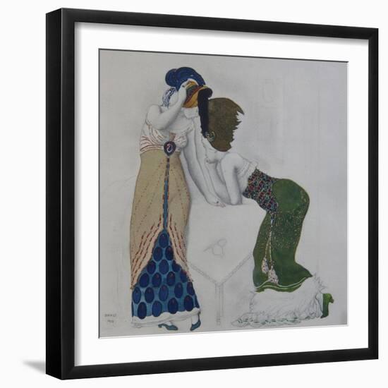 Woman in Oriental Dress, 1910-Léon Bakst-Framed Giclee Print