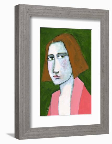 Woman in Pink Jacket-Sharyn Bursic-Framed Photographic Print