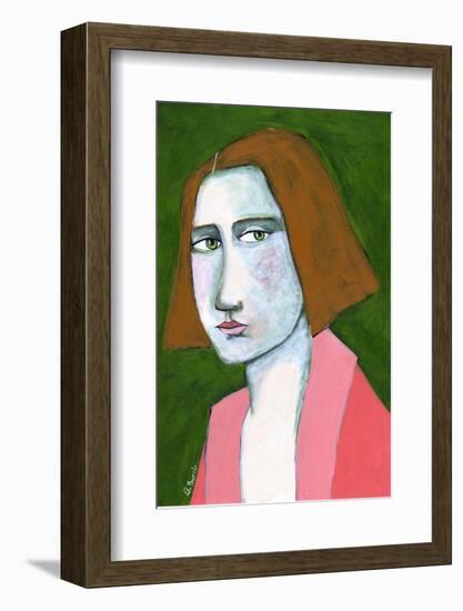 Woman in Pink Jacket-Sharyn Bursic-Framed Photographic Print