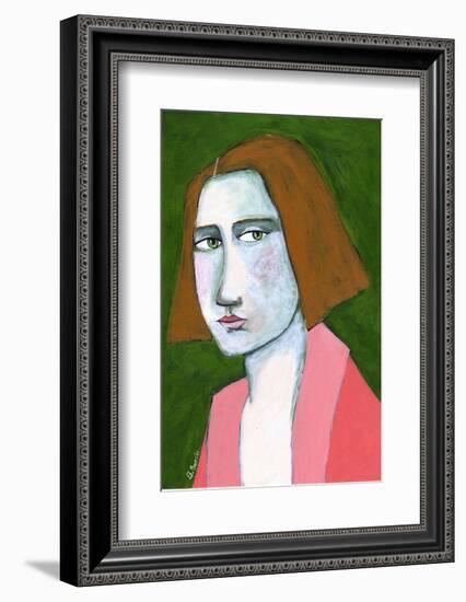 Woman in Pink Jacket-Sharyn Bursic-Framed Photographic Print