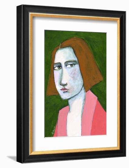 Woman in Pink Jacket-Sharyn Bursic-Framed Photographic Print