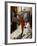 Woman in Pink, Medina Souk, Marrakech, Morocco, North Africa, Africa-Charles Bowman-Framed Photographic Print