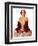 "Woman in Red Stole,"July 22, 1933-Penrhyn Stanlaws-Framed Giclee Print