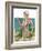 "Woman in Sandtrap,"June 9, 1928-Penrhyn Stanlaws-Framed Giclee Print