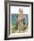 "Woman in Sandtrap,"June 9, 1928-Penrhyn Stanlaws-Framed Giclee Print