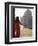 Woman in Sari at Taj Mahal, Agra, Uttar Pradesh, India (Mr)-Ian Trower-Framed Photographic Print