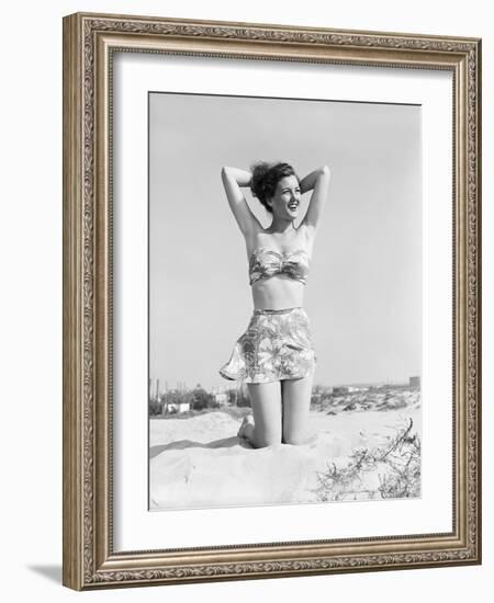 Woman in Swimsuit-Philip Gendreau-Framed Photographic Print