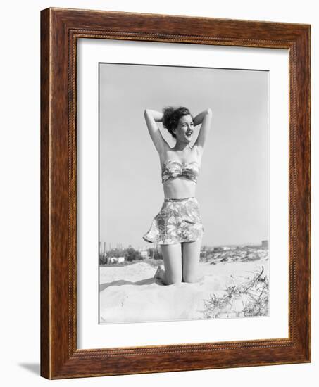 Woman in Swimsuit-Philip Gendreau-Framed Photographic Print