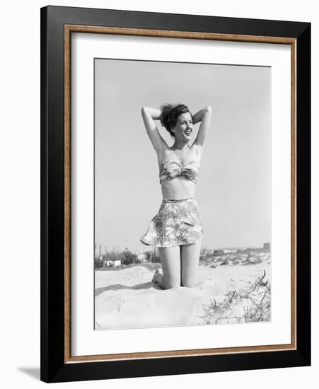 Woman in Swimsuit-Philip Gendreau-Framed Photographic Print