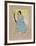 Woman in the Blue Dress-R^ Bienert-Framed Limited Edition