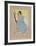 Woman in the Blue Dress-R^ Bienert-Framed Limited Edition