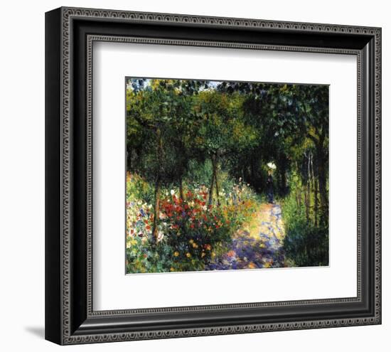 Woman in the Garden, 1873-Pierre-Auguste Renoir-Framed Art Print