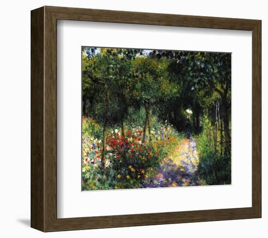 Woman in the Garden, 1873-Pierre-Auguste Renoir-Framed Art Print