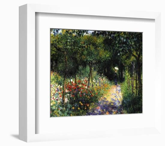 Woman in the Garden, 1873-Pierre-Auguste Renoir-Framed Art Print