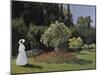 Woman in the Garden-Claude Monet-Mounted Art Print