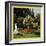 Woman in the Garden-Claude Monet-Framed Art Print