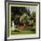 Woman in the Garden-Claude Monet-Framed Art Print