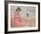 Woman in the Pink Dress by the Sea; Femme a La Robe Rose Au Bord De La Mer, C.1920-Henri Lebasque-Framed Giclee Print