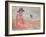 Woman in the Pink Dress by the Sea; Femme a La Robe Rose Au Bord De La Mer, C.1920-Henri Lebasque-Framed Giclee Print