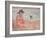 Woman in the Pink Dress by the Sea-Henri Lebasque-Framed Giclee Print