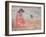 Woman in the Pink Dress by the Sea-Henri Lebasque-Framed Giclee Print