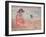 Woman in the Pink Dress by the Sea-Henri Lebasque-Framed Giclee Print