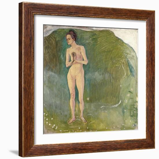Woman in the Stream, 1903-Ferdinand Hodler-Framed Giclee Print