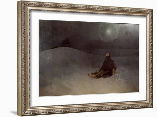 Woman in the Wilderness, 1923-Alphonse Mucha-Framed Giclee Print