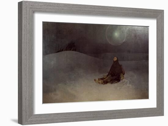 Woman in the Wilderness, 1923-Alphonse Mucha-Framed Giclee Print