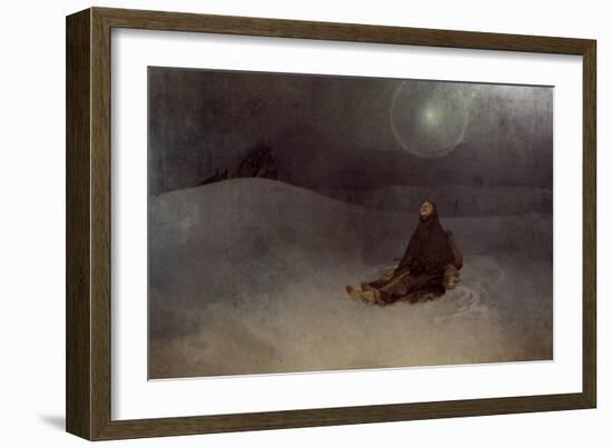 Woman in the Wilderness, 1923-Alphonse Mucha-Framed Giclee Print