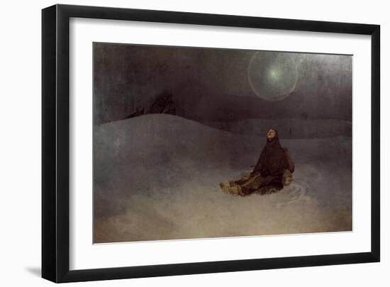 Woman in the Wilderness, 1923-Alphonse Mucha-Framed Giclee Print