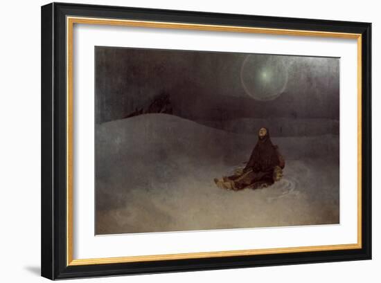 Woman in the Wilderness, 1923-Alphonse Mucha-Framed Giclee Print