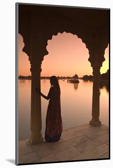 Woman in Traditional Dress, Jaisalmer, Western Rajasthan, India, Asia-Doug Pearson-Mounted Photographic Print