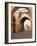 Woman in Traditional Dress Walking in Narrow Side Streets, Old Quarter, Medina, Marrakesh, Morocco-Stephen Studd-Framed Photographic Print